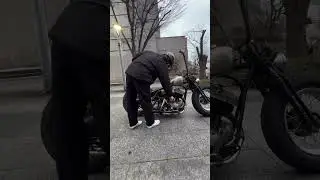 ULH キックスタート　#harleydavidson #カスタム #sidevalve #サイドバルブ #flathead #harley #ハーレー #ツーリング
