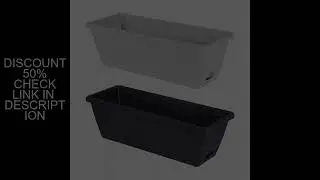 4x Window Box Planter Garden Flower Plant Pot Windowsill Trough Rectangular Pots Vegetables Growing
