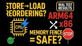 Store&rarr;Load Reordering EXPLAINED: x86 vs ARM64 Real-World Test!