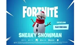 Fortnite Battle Royale Sneaky Snowman update. XBOX ONE EPIC GAMES FTJGAMING