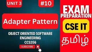 Adapter Pattern in OOSE (CCS356) | Design Patterns | Anna University Exam Preparation