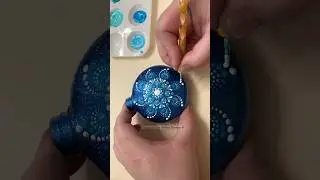 Dot mandala Christmas Ornament #holidayswithshorts #satisfying #art #mandala #ornaments #artandcraft