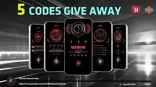 💥💥💥[Give Away Codes][KLWP] Futuristic Theme for Klwp