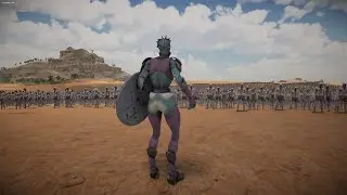 1 Croc Warrior VS 1000 Zombies | UEBS 2