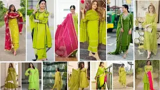 parrot green Punjabi suit। latest Punjabi suit design। light green suit #trending #viral #youtube