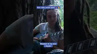 your daily pause point. 🎸🔥 #electricguitarloop #soyabi #mentalhealth