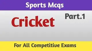 Cricket Mcqs/most repeated cricket  mcqs/Sports Mcqs /Cricket World mcqs/Gk MCQs preparation.Part.1