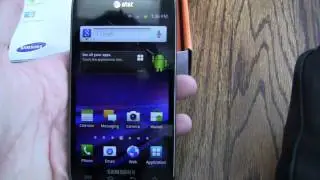 Распаковка Samsung Galaxy S II Skyrocket