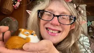 Gentle ASMR 🕊️✨Join Joyful Fairy🎄decorating Meet Bubba Fox & 🎁4 U Relaxing Soft Whisper