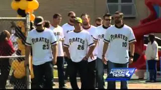 Pirates celebrate Clemente Day at Banksville Elementary