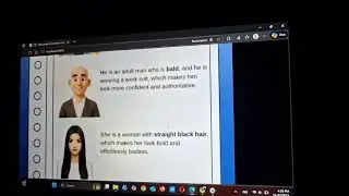Interactive English App: Describing People | Construct 2 Showcase