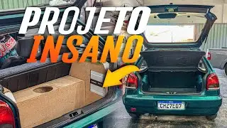 PROJETAMOS UM SOM PARA O GOLZINHO COM SUBWOOFER FB DE 850rms (4K) 