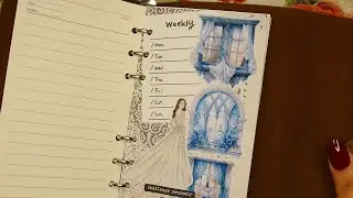 Satisfying Aesthetic Stickers Collage | Christmas Winter Theme | Bullet Journal Page Design
