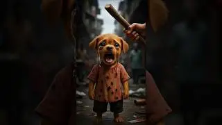 Poor Puppy Worked Hard to Save His Sister 😢 | Emotional Animal Story