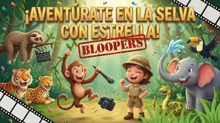¡Aventúrate en la Selva con Estrella! 🐒🌿 Descubre los Animales Más Asombrosos | Canción