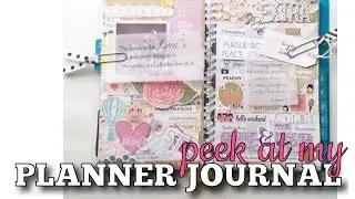 Peek Into My Planner Journal