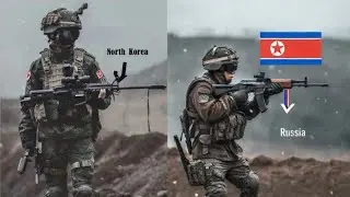 In a scene reflecting deepening military cooperation between Russia and North Korea