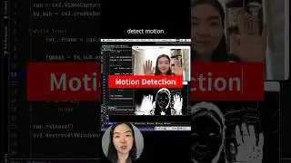 How to Detect Motion using Python #python #computervision #ai