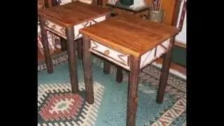 Birch Bark and Hickory Twig Rustic Furniture from ADIRONDACK RUSTIC DESIGNS