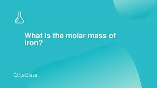 What is the molar mass of iron?