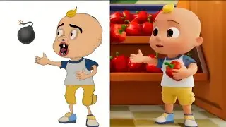Grocery Store Freeze Dance Song! Let's Move with Coco Melon Nursery Rhymes. Drawing funny 😂.