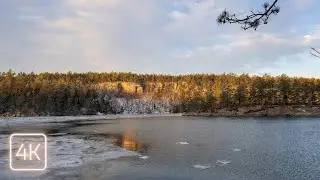 Serene Snow Hike Through Maine's Long Reach Preserve