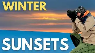 Photographing a Beautiful Winter Sunset in Eastern Europe!