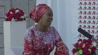 Africa REACH Launch-Media Corner Interview with H.E. Toyin Saraki