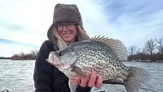 Central Illinois winter crappie fishing 2026