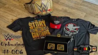 WWE Shop Unboxing #006 - UNDISPUTED CHAMPIONSHIP & Imperium Sideplates | German Belt Talk | Deutsch