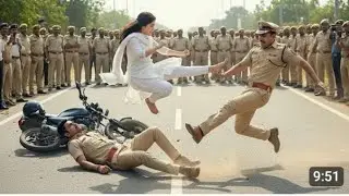 Action scene | Action videos | Action clip | police officer | police behavior | police vs young girl