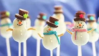Snowman Cake Pops