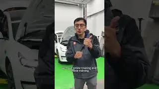 Tesla electric vehicle maintenance training#automechanic #electricveh...