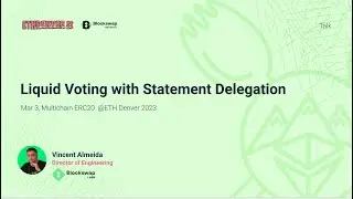 Voting and Statement Delegation @ ETHDenver