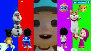 Wrong eyes👀 NEW EPISODES/ Sheriff Labrador x Rocky & BabyBoss Puzzle Wrong HeadsEYE PUZZLE WORLD