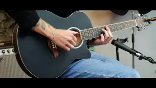 GAK Acoustic Guitar, Satin Black