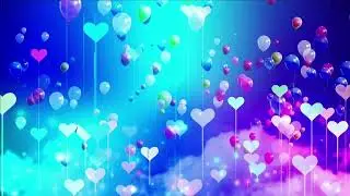 Beautiful heart 4k background video for cartoon animation - Background video Loop @vfxtools