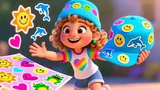Stickers Song | Fun Learning Stickers Song for Kids | Nursery Rhymes & Songs for Children
