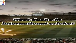 Most ducks 🦆in international cricket |CRIC4LIFE #cricketvideos#shorts#2022#icc