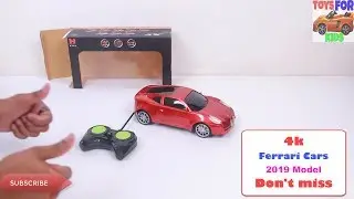 RC Cars Ferrari 2019 ! Unboxing & Test ! Remote Control Toys Car for Kids ! 4k #Toys for kids videos