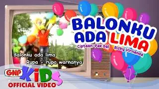 Balonku Ada Lima - Rizky Virnanda | Lagu Anak Indonesia Terpopuler Sepanjang Masa