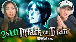 ЛЕДИ ИМИР 👑 Атака титанов, 2 сезон, 10 серия | Реакция и обзор