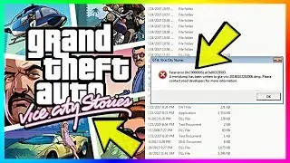 GTA VICE CITY STORIES | FATAL ERROR (0xC0000005) FIX | PC EDITION