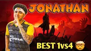 JONATHAN BEST 1vs4 🤯 | JONATHAN IS BACK | JONATHAN GAMING