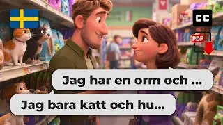 Easy Swedish Conversation &ndash; 🐾 Talking Pets at the Store (Beginner Level)