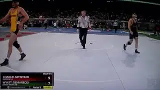 Michigan HS wrestling finals -190 lbs - Wyatt Sieniarecki(Grand Haven) vs. Charlie Armstead(Davison)