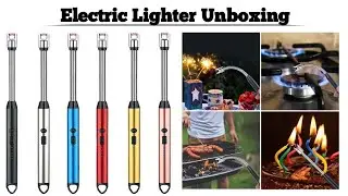 Unboxing 360&deg; Flexible Rechargeable Electric Kitchen Gas Lighter | USB Arc Lighter Review