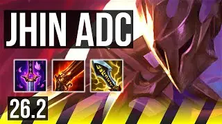 JHIN & Neeko vs CAITLYN & Vel'Koz (ADC) | Good KDA: 20/1/7, 52K damage | KR Master | 26.2