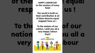 Labour Day Wishes | Labour Day WhatsApp status | #shorts