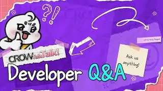 [NIGHT CROWS] Developer Q&A🎀｜CROW TALK TALK Episode 1｜Ask Us Anything!